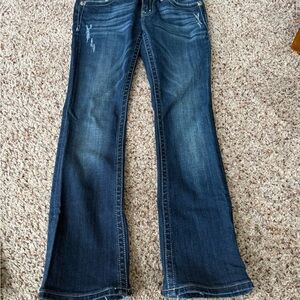 Miss Me Dark Blue Flare Jeans